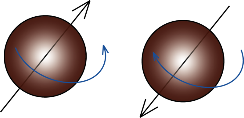 Два вида спинов электрона