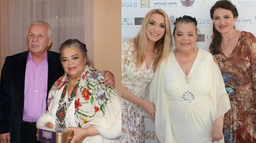 Родители Ольги Сумской и актриса с мамой и сестрой, Натальей.Фото Яндекс.Картинки.