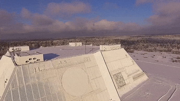 Многофункциональная РЛС Дон-2Н (GIF видео).