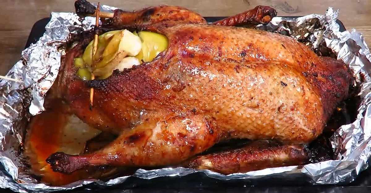 Абсолютно натуральный гусь с яблоками - не утопия, а реальность