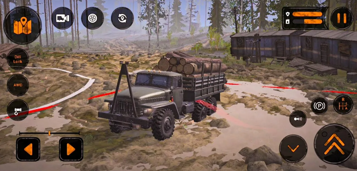 Mud Runer.  Игра на андроид и ios