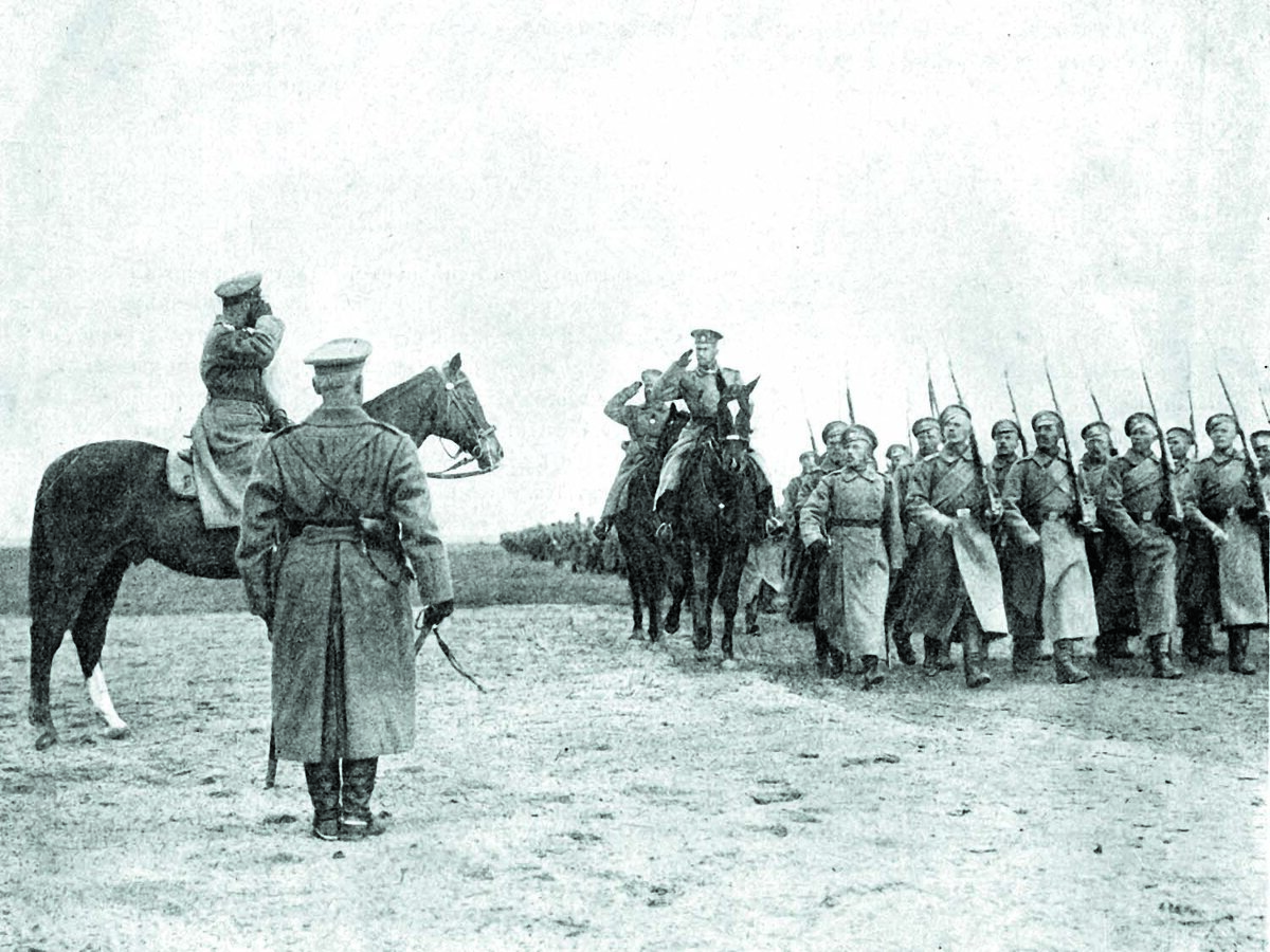Русская пехота времен Первой мировой войны