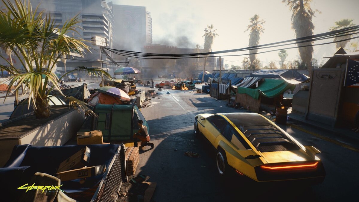 Скриншот из игры Cyberpunk 2077