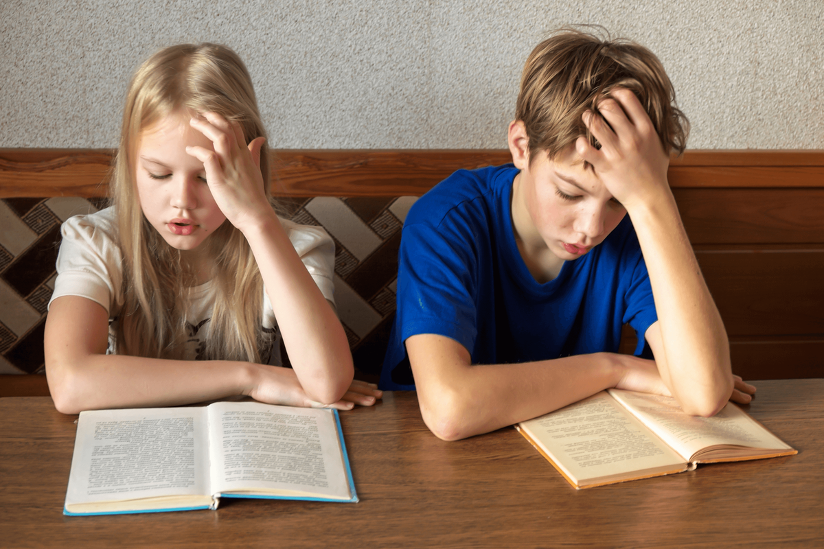 Нежелание детей читать книги