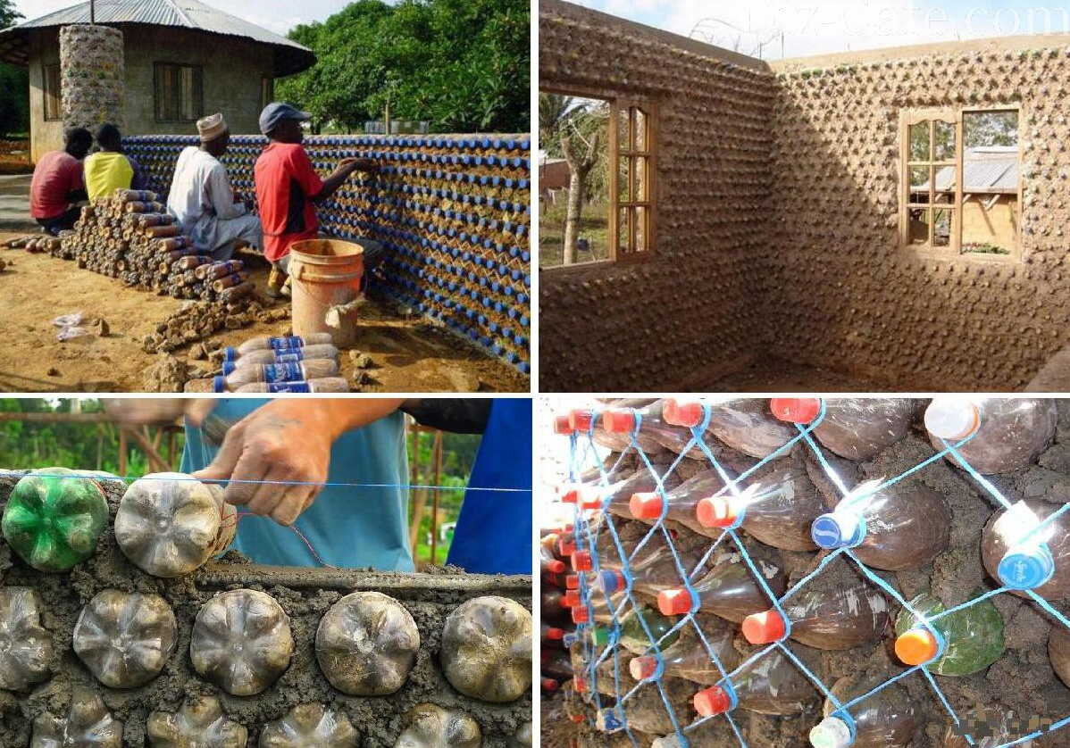 Беседка из пластиковых бутылок своими руками