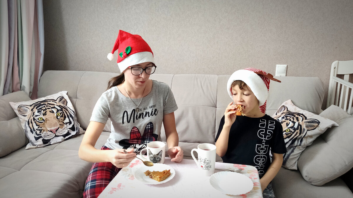 Кушаем с сыном