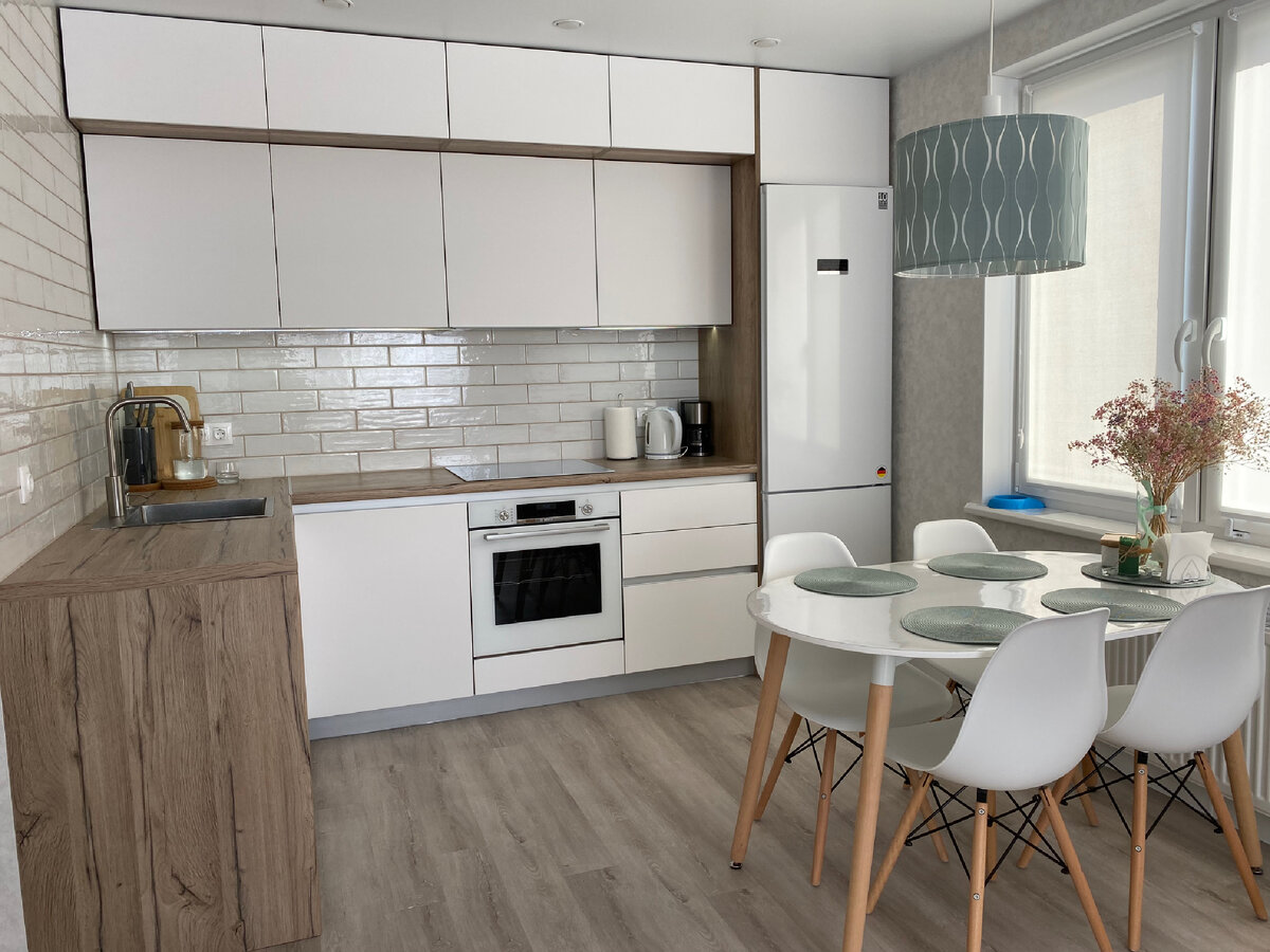 Наша белоснежная кухня 