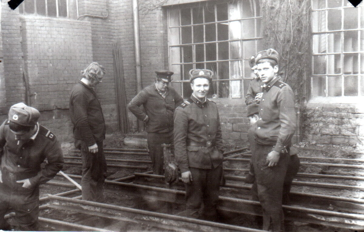 На работе у немцев...