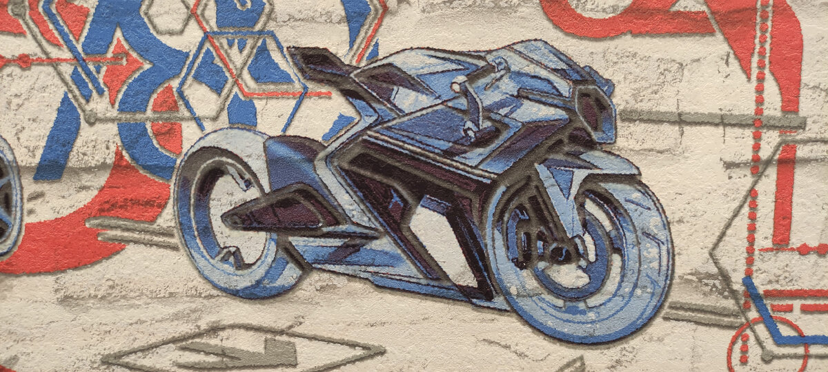 Мотоцикл будущего на обоях