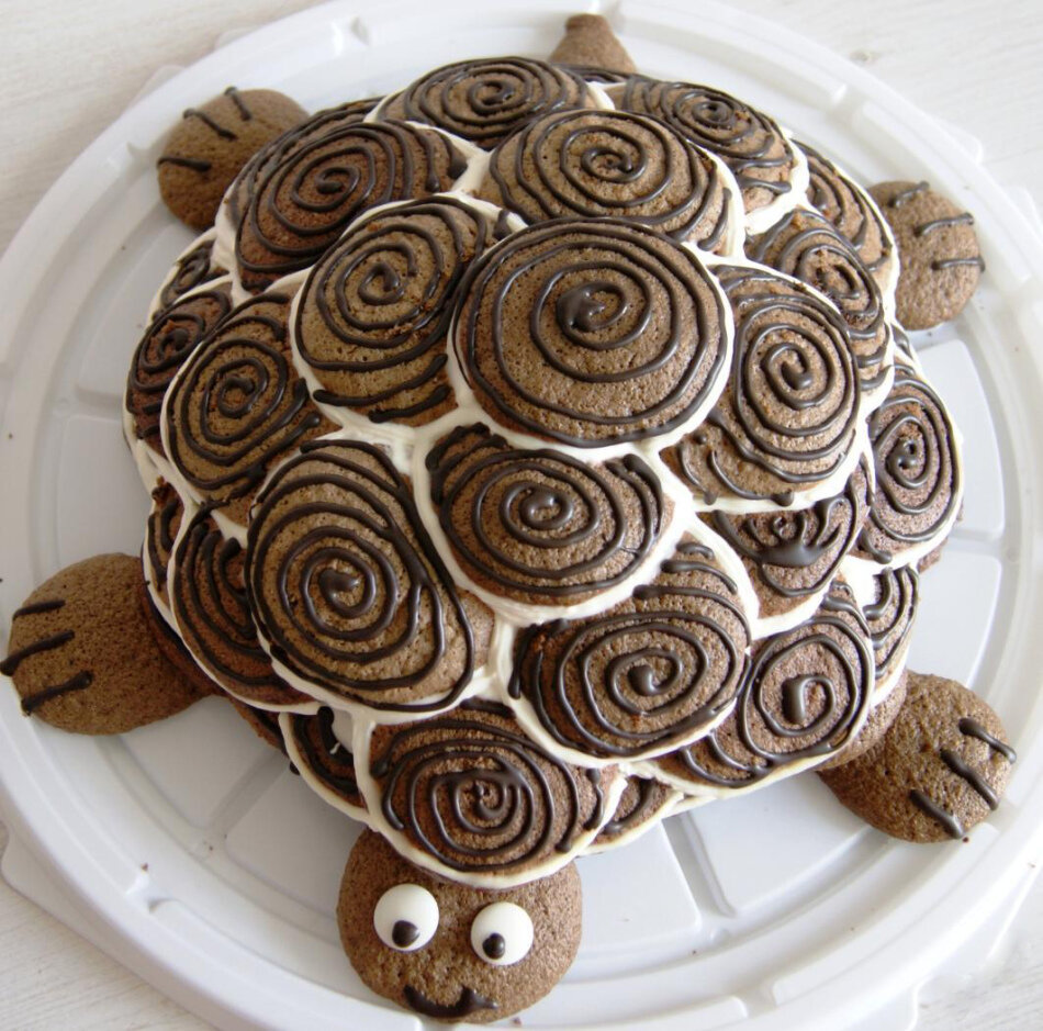 Торт черепаха рецепт классический со сметаной