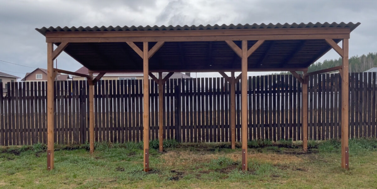 Навес в начале сезона