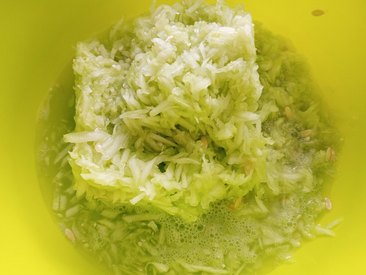 Огурцы натертые на терке