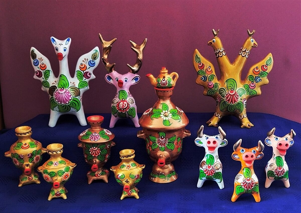 Жбанниковская глиняная игрушка. Изображение позаимствовано с сайта culture.ru