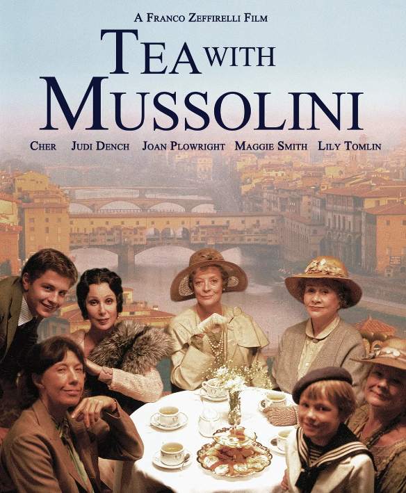 Промо-обложка  фильма "Чай с Муссолини"