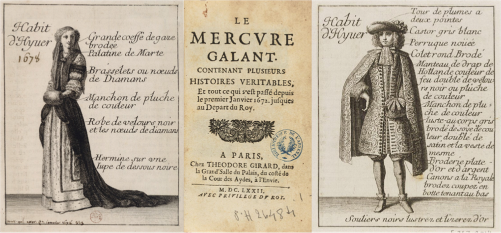 Журнал «Галантный Меркурий» (Le Mercure galant). Источник изображения: www.lagencepulse.fr