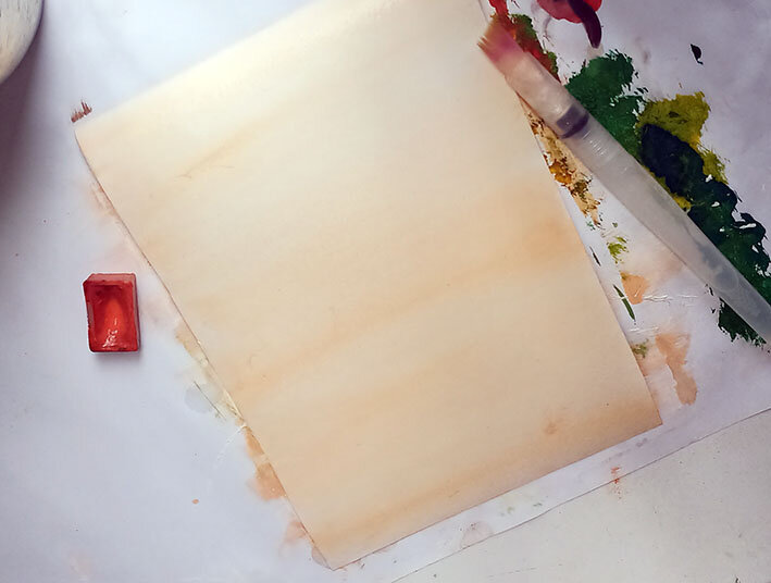 заливка. первый слой