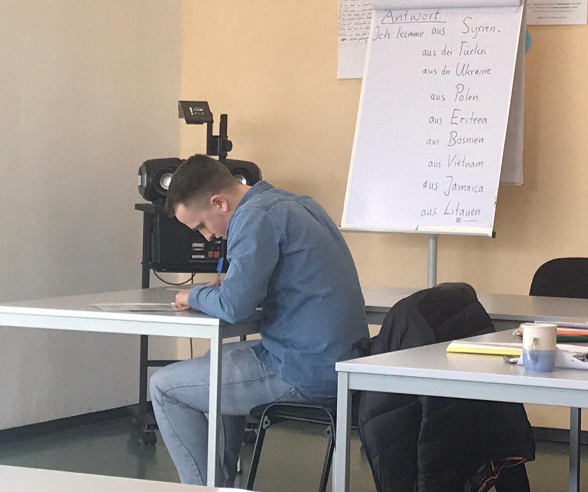 На курсах. Фото автора 