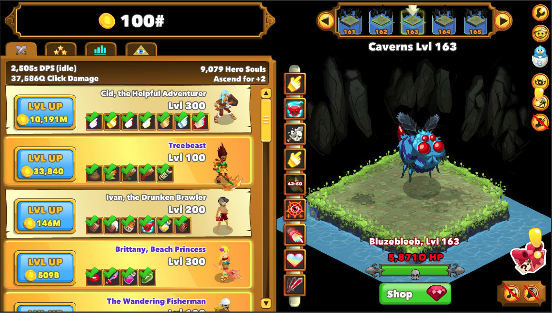 Clicker guide. Кликер игра. Игра Clicker Heroes. Магазин кликер. Кли в игре