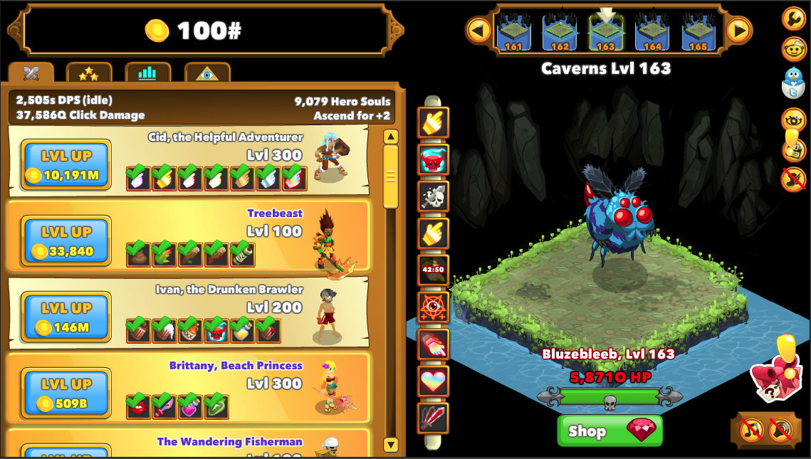 Clicker download. Кликер игра. Игра Clicker Heroes. Магазин кликер. Clicker Heroes патриархи.