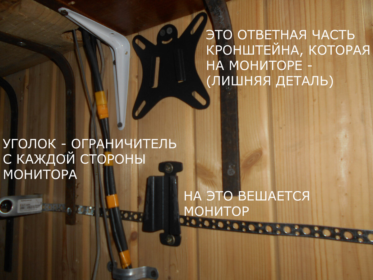 крепеж для монитора.