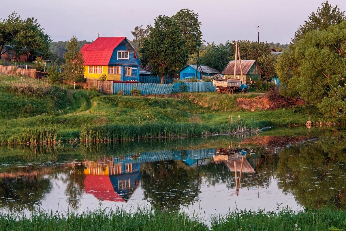 Город сельское. Река Вышний Пенская деревушка. Русская деревня. Лето в деревне. Природа лето деревня.