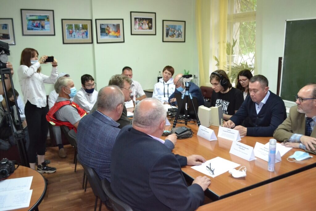 Пресс-конференция, посвященная Общественно-политическому диктанту «Я-гражданин». Фото: Михаил Мельцер.