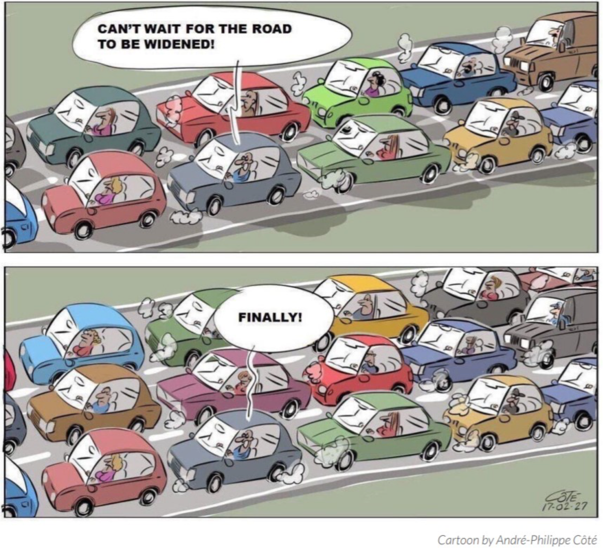 «Сейчас, добавим ещё одну полосу и всё поедет! »