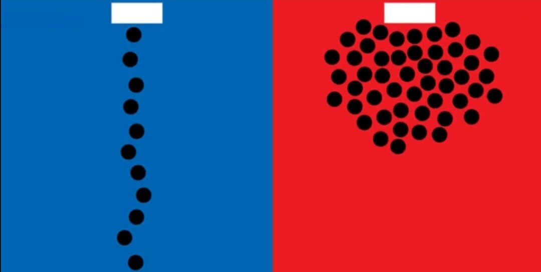 Графическая иллюстрация китайской художницы Ян Лиу (поведение в очереди)