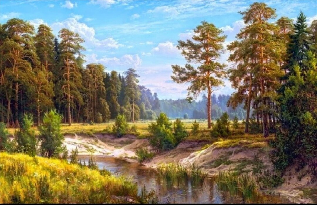Русский пейзаж от Сергея Басова. 