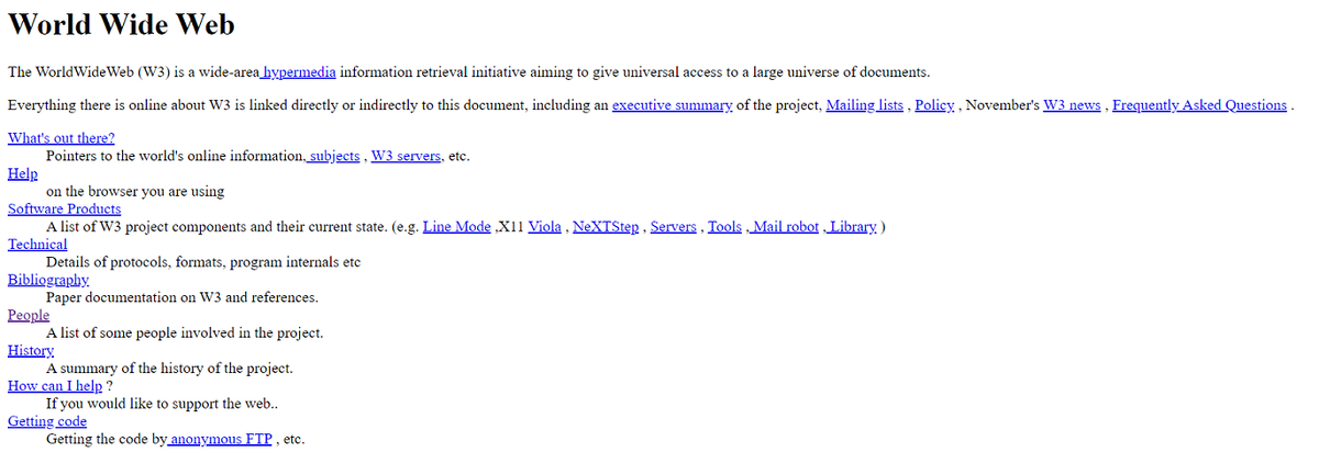 Современное фото первого  в мире веб-сайта