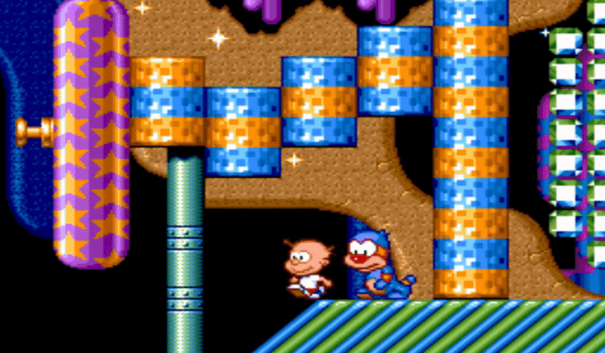 Геймплей Bubble and Squeak