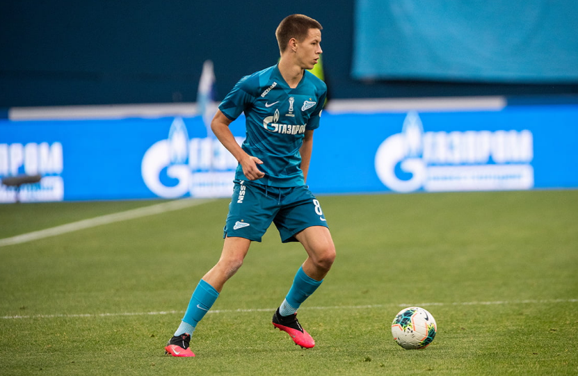 Данила Прохин в матче с «Оренбургом», фото: fc-zenit.ru