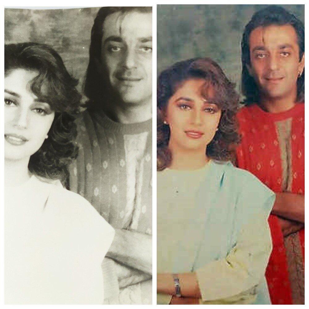 Первое фото из моей коллекции, второе из открытых источников. Санджай и Мадхури