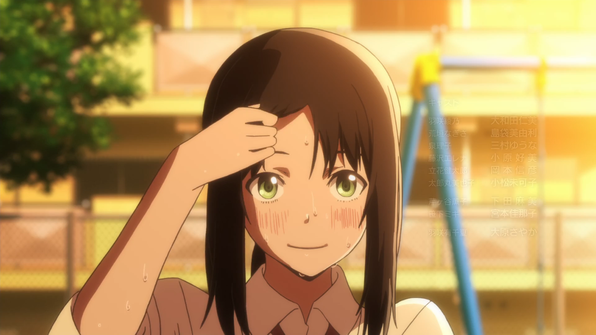 Кадр из аниме "Бадминтон Аяно Ханэсаки", 3 серия