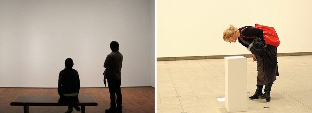 Слишком концептуальное искусство для того, чтобы быть видимым. Коллаж по фото из открытых источников.