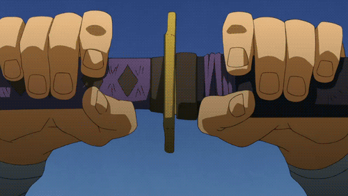 растягивания меча - древняя техника анимешников