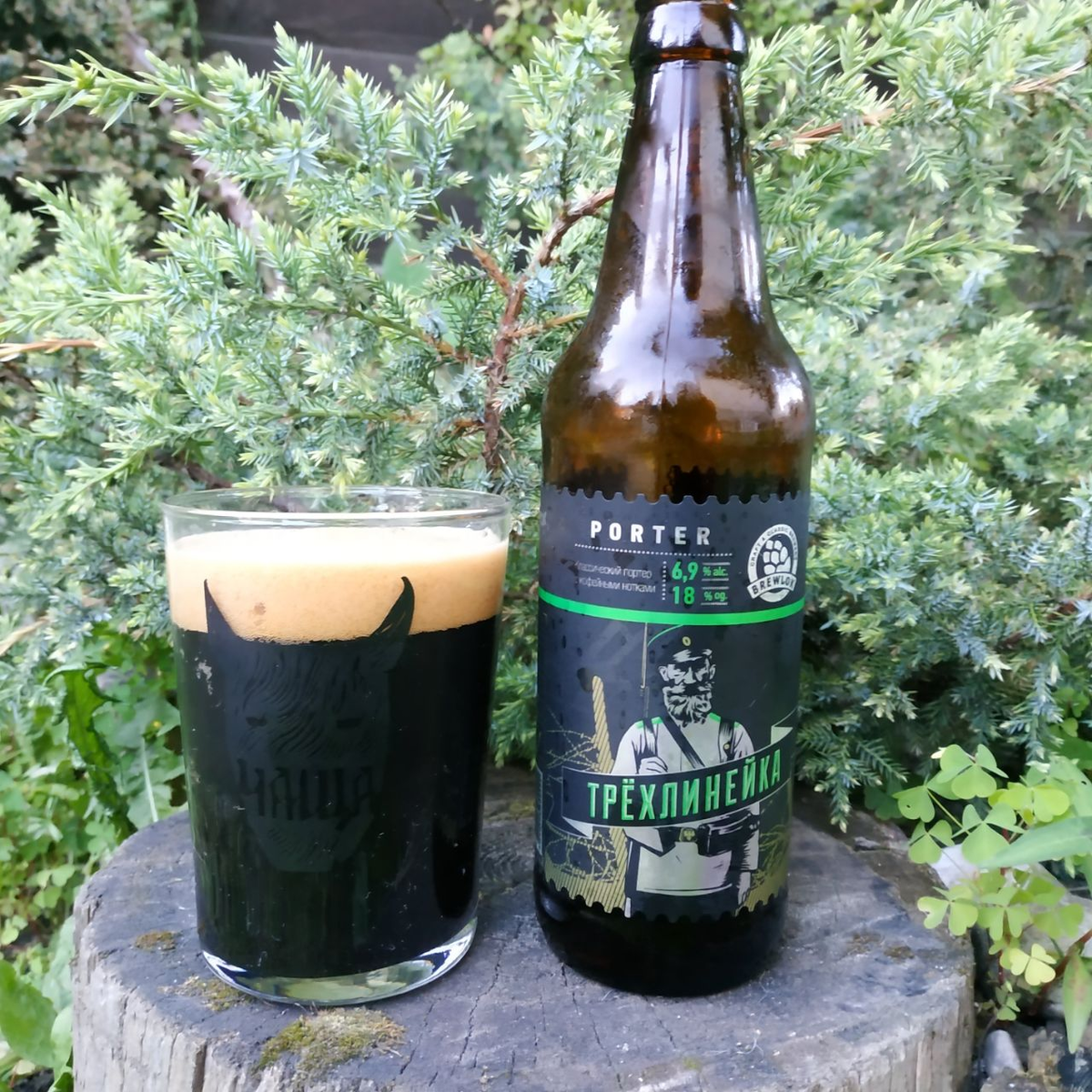 Обзор пива "Трёхлинейка" от пивоварни Brewlok (г. Воронеж)