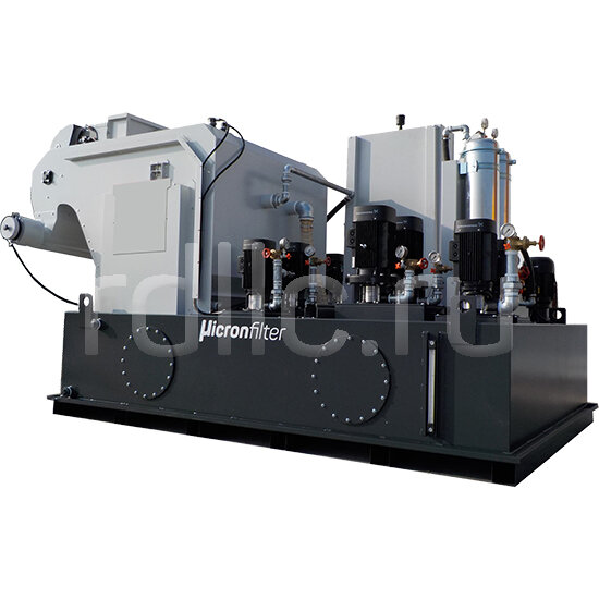 Самоочищающаяся установка фильтрации СОЖ барабанного типа Spin. Опциональное исполнение.