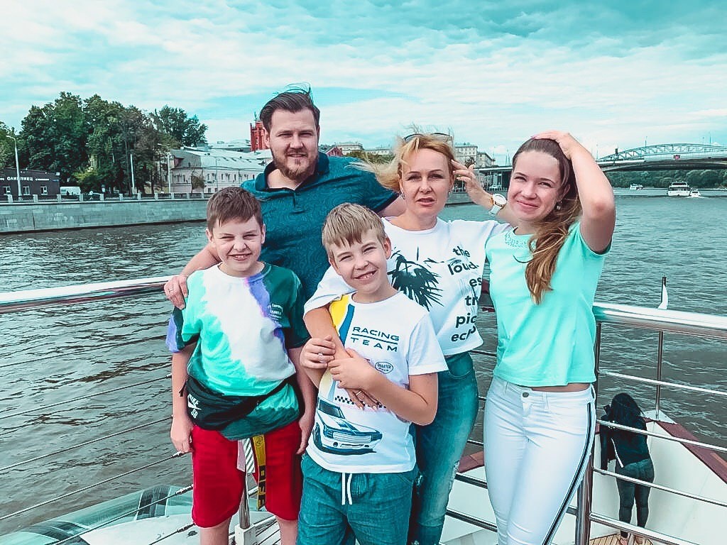 Татьяна Сорокина с детьми