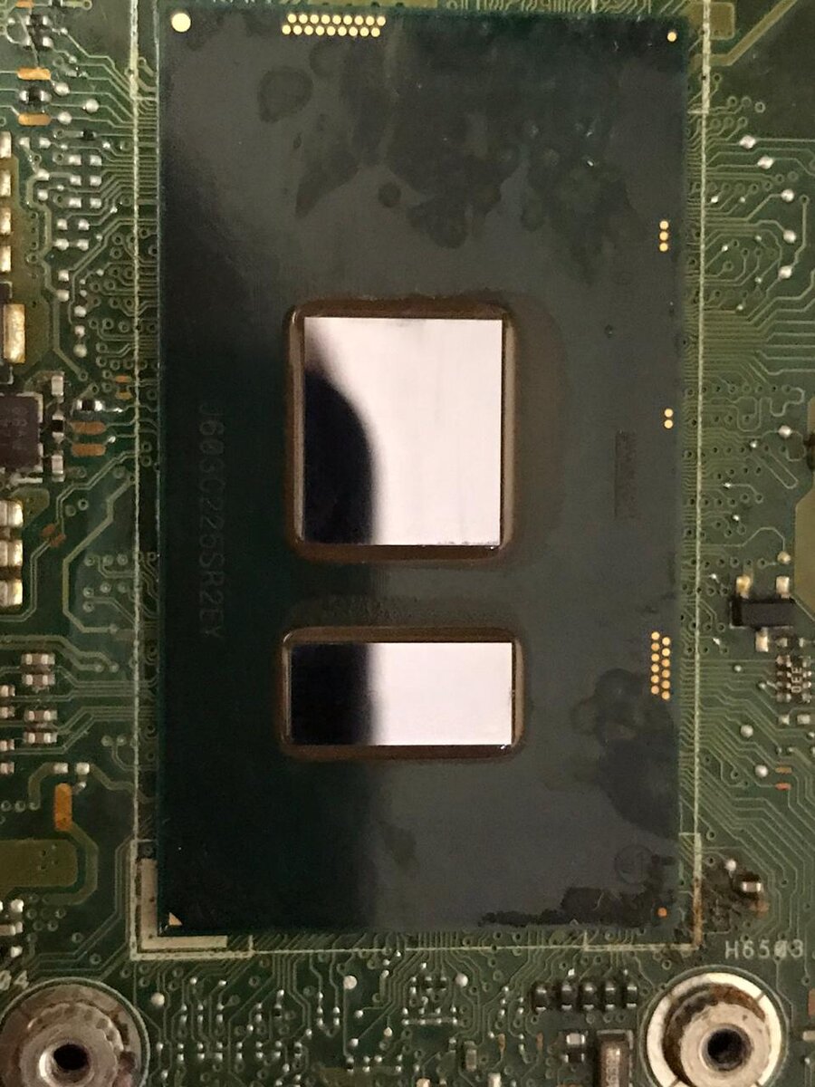 процессор ноутбука.