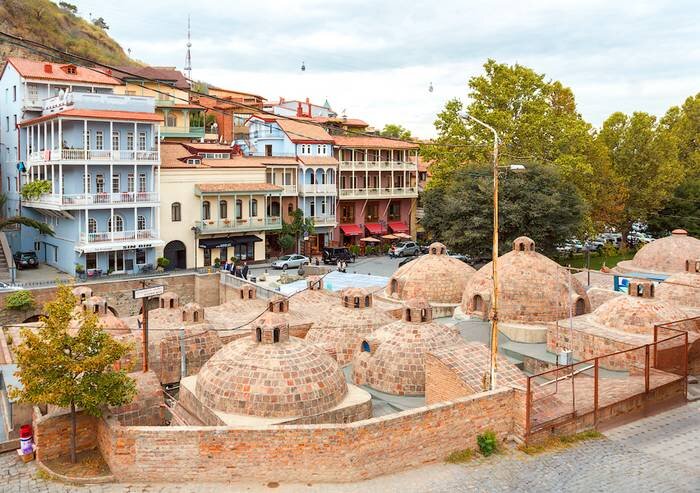 Серные бани в Тбилиси.Наши дни. Фото из интернета.