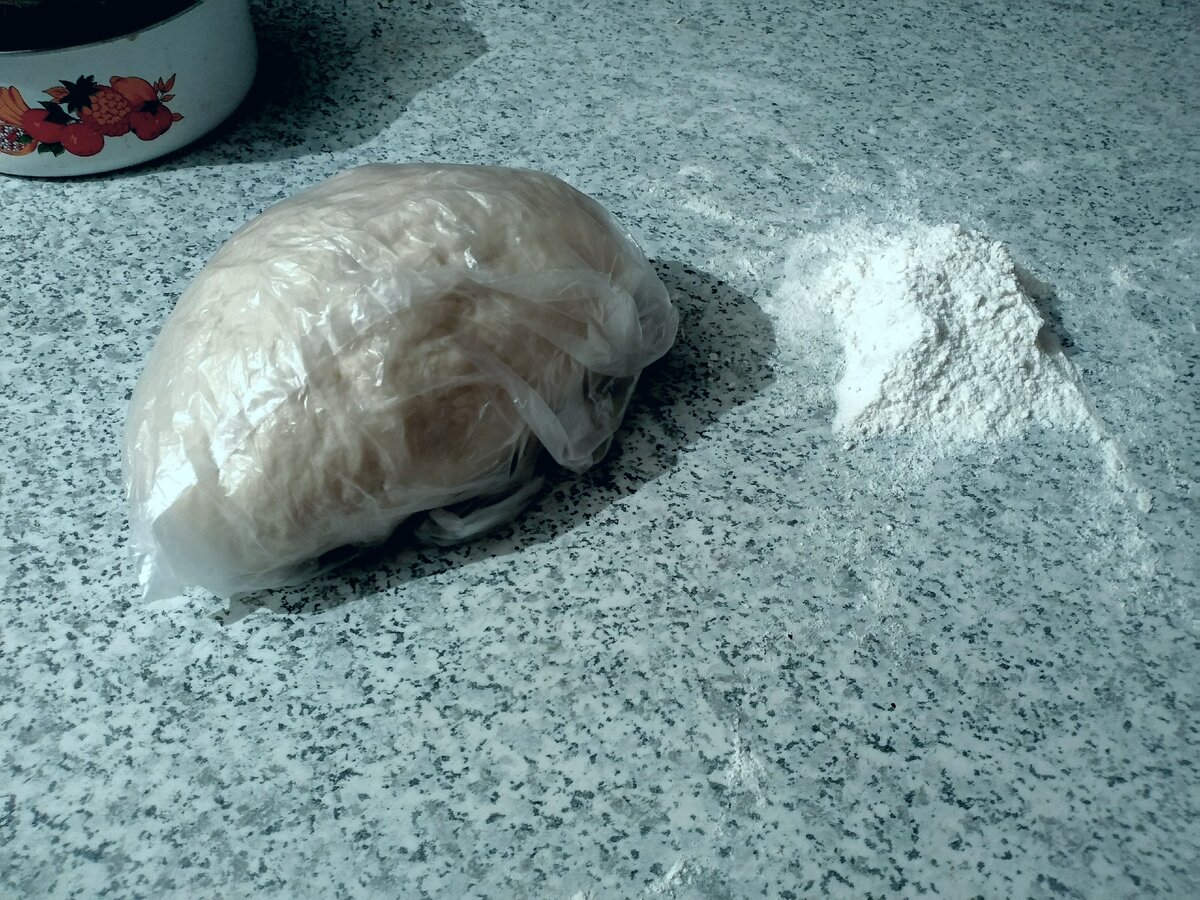 начало. тесто отдыхает