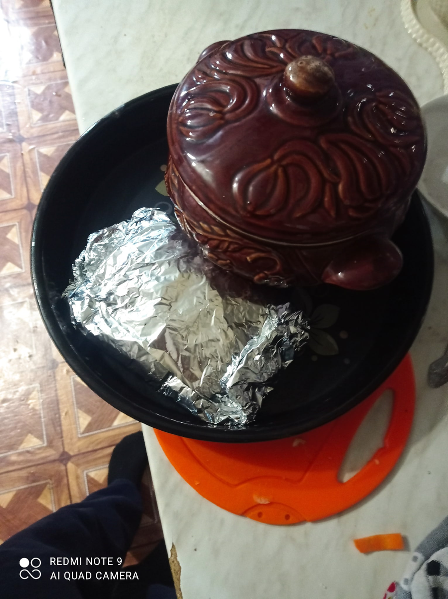 Вот и глиняная утварь, личное фото с телефона  