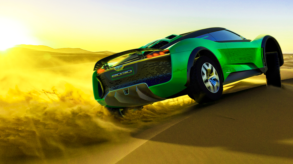 (Демонстрация высокой подвески и больших колес)