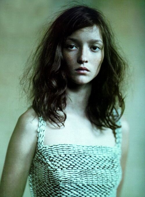 Audrey Marnay by Paolo Roversi for Vogue Italia October 1998.