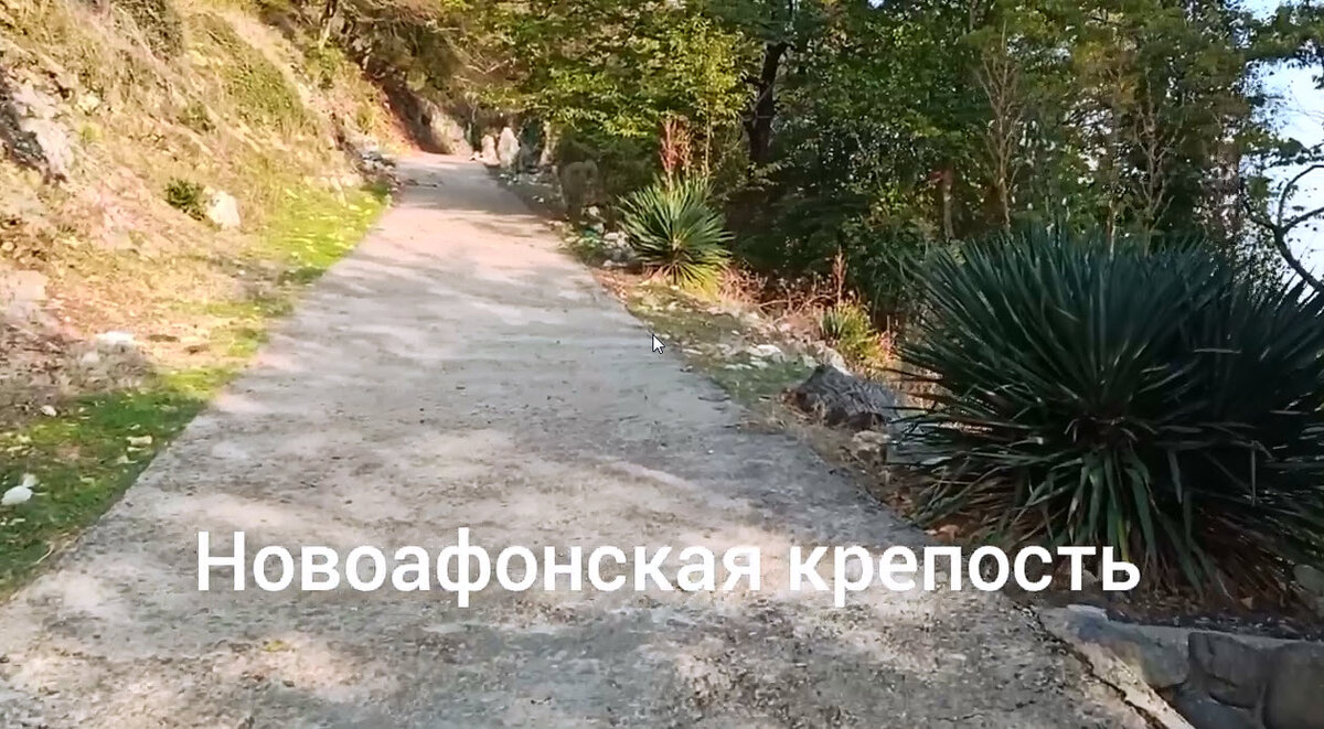 Дорожка к Анакопийской крепости. г.Пицунда