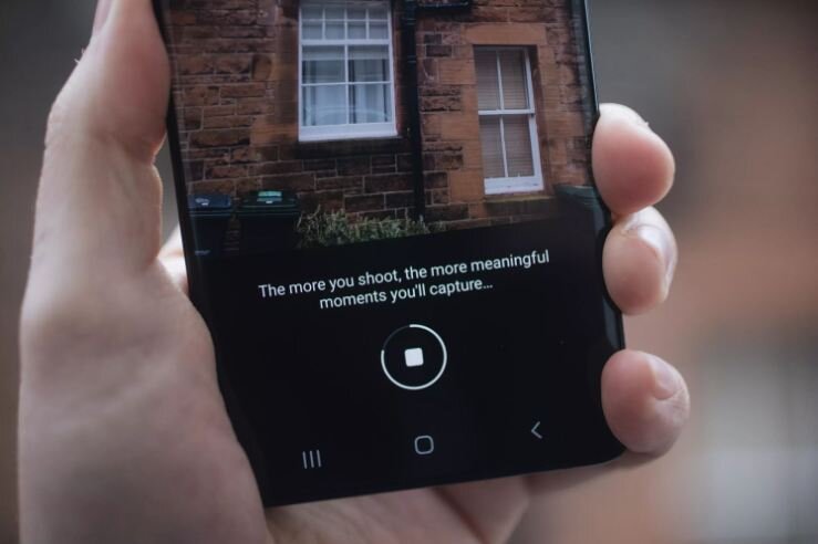 Запись в режиме Мультикадр ведётся в течение 10 секунд