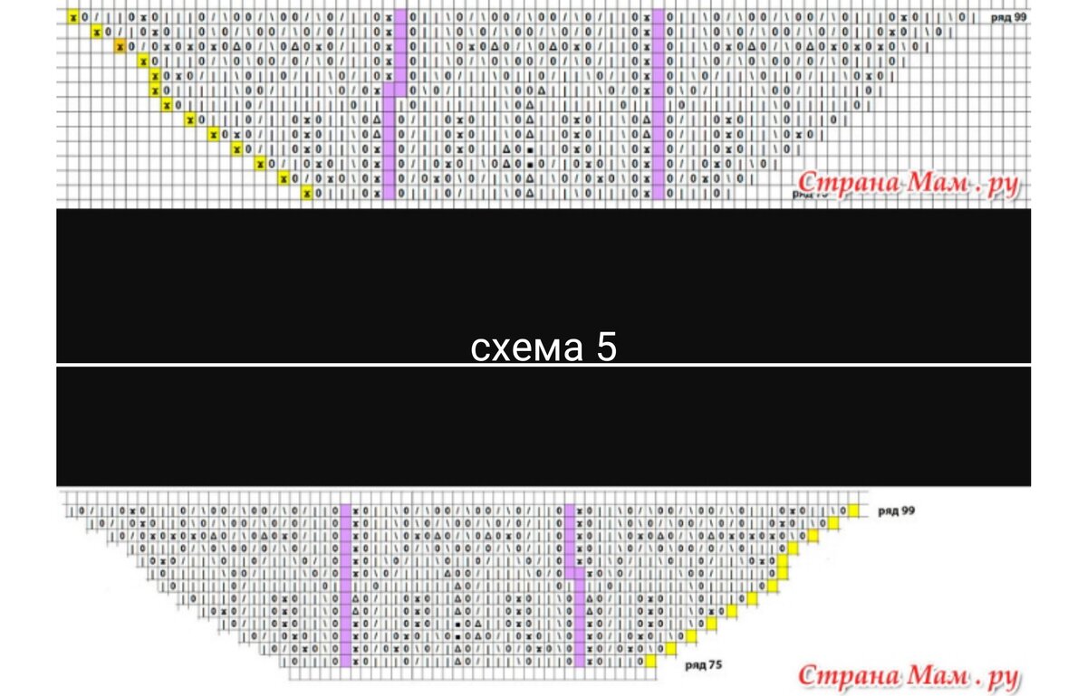 Шаль екатерина великая схема и описание