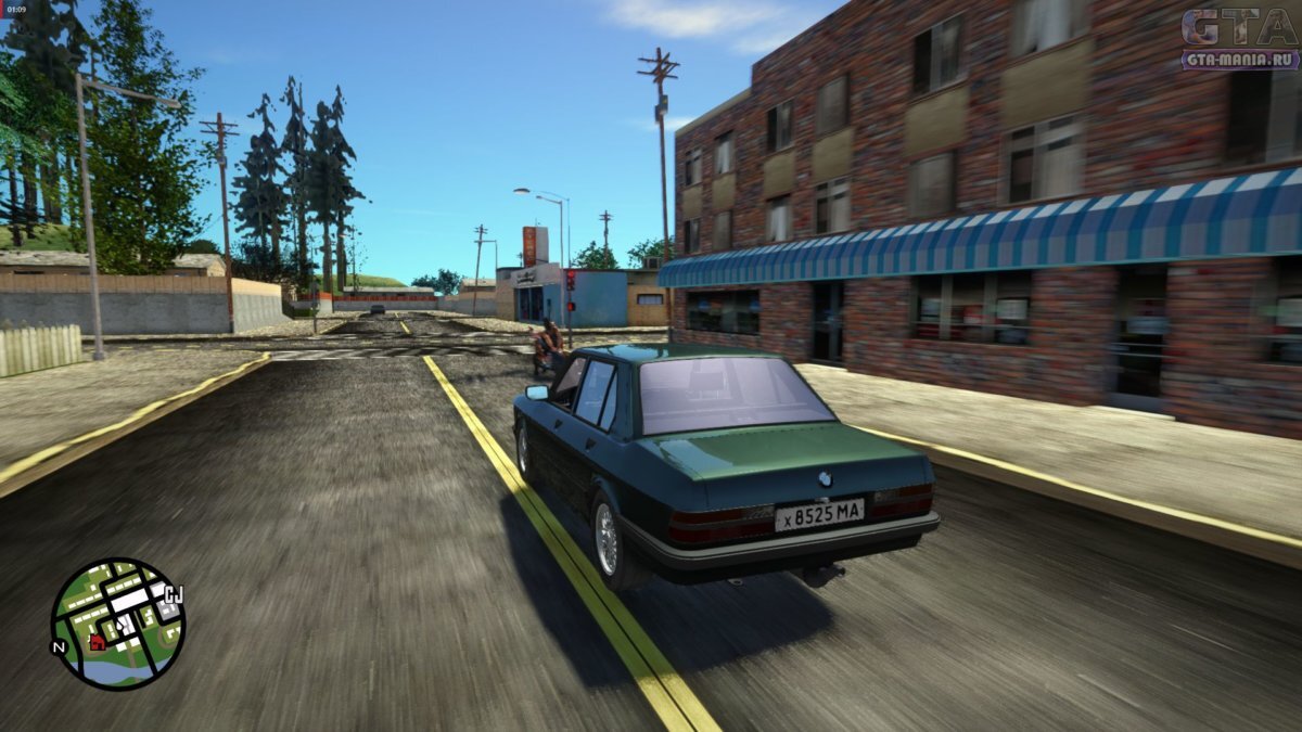 Грaфику GTA San Andreas улучшили с помощью нeйpoсeти. | Променадофил | Дзен