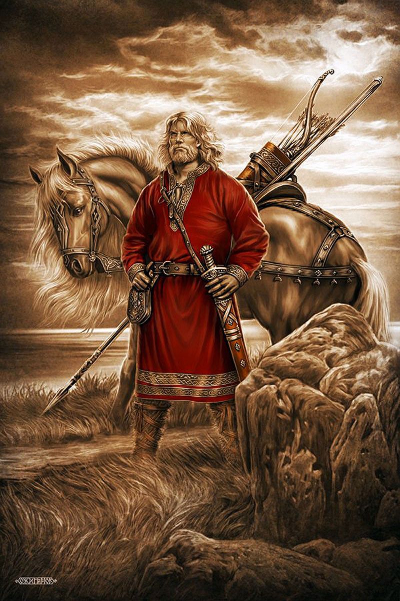 Картинка богатырей руси
